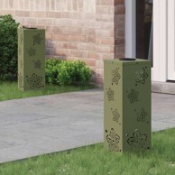 Solarna LED svjetlost za stazu 2 pcs Maslinasto zelena