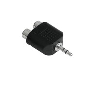HAMA Audio adapter, 3.5 stereo utikač, crni