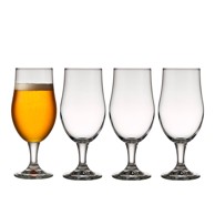 LYNGBY GLAS Set od 4 čaše za pivo Juvel, 490 ml