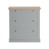 STØRAA Siva visoka komoda 75x80 cm Binz