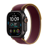 APPLE Pametni sat Watch Ultra 4 (2026) 5G 49 mm s kućištem od crnog titanija i bordo remenom Trail Loop, crni