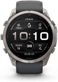 GARMIN Pametni sat fēnix 9 Pro, 51 mm, AMOLED, titanij, Graphite/Black
