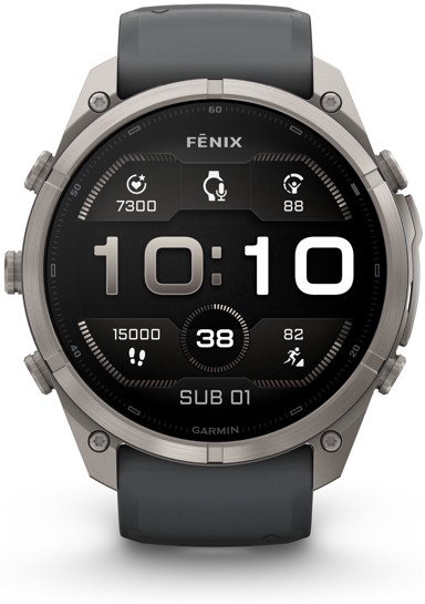 GARMIN Pametni sat fēnix 9 Pro, 51 mm, AMOLED, titanij, Graphite/Black