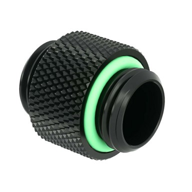 BARROW Adapter ravni G1/4 inča muški na G1/4 inča muški, 10mm, crni