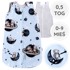 BABYU Vreća za spavanje za bebe, ljetna, podesiva, 0,5 TOG, 0-9 mjeseci, pamuk-muslin