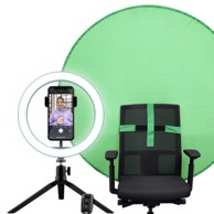 TRUST Set za streaming Maku+, svjetlosni prsten i green screen