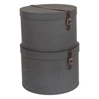 BIGSO Set od 2 crne kutije Rut