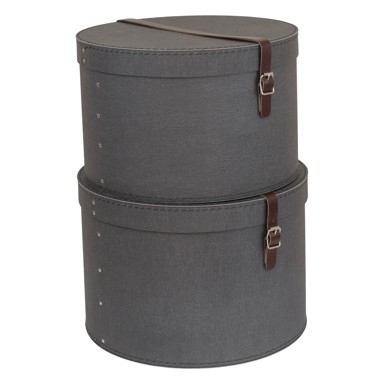 BIGSO Set od 2 crne kutije Rut