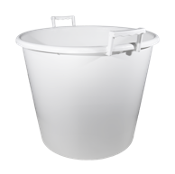 Posuda, okrugla, bijela, 90 l