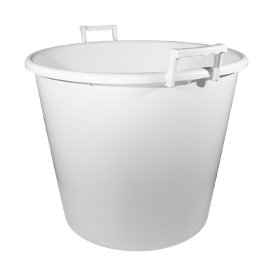 Posuda, okrugla, bijela, 90 l