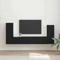 TV ormarić set 4 kom, crni