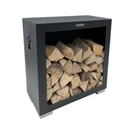 REMUNDI Drvarnica od crnog čelika, širine 79 cm