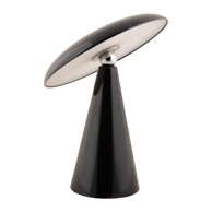 LEITMOTIV Crna LED stolna lampa s mogućnosti zatamnjivanja (visina 26 cm) Phoebe 