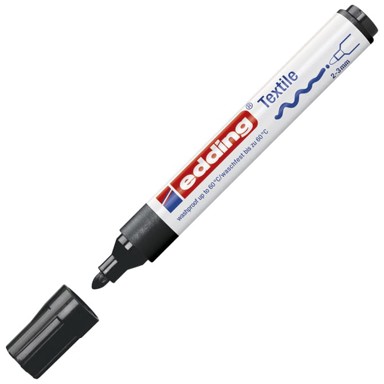 EDDING Marker 4500 za tekstil 2-3mm, crna