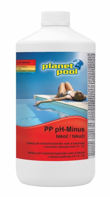 PLANET POOL Tekućina pH minus, 1 l