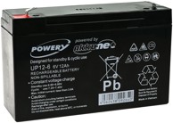 POWERY Olovno-gelna baterija, 6 V, 12 Ah