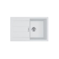 FRANKE Sudoper S2D 611-78, 78x50 cm, dubine 20 cm, granitni, glečer bijela