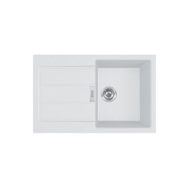 FRANKE Sudoper S2D 611-78, 78x50 cm, dubine 20 cm, granitni, glečer bijela