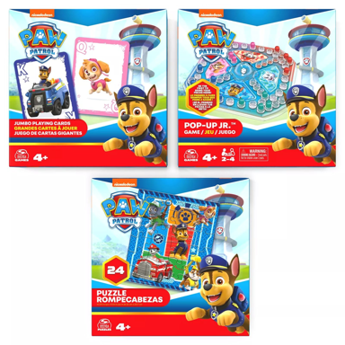 SPIN MASTER Društvena igra, KOG KOL Paw Patrol 3Pk BundleGm S23 GML, višežanrovska