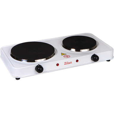 ZILAN Električno kuhalo ZLN2180, 2 ploče, 2500 W, bijelo