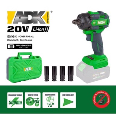 ADK akumulatorski udarni odvijač ENEX 20 V SF4L103 / SF4L104, bez baterije i punjača