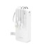 DUDAO Powerbank s ugrađenim kabelima K11 Pro, 20. 000 mAh, bijela