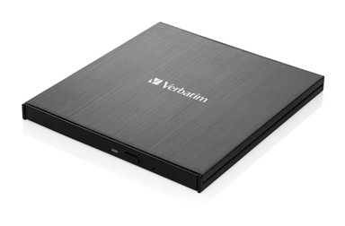 VERBATIM Blu-Ray Slimline Ultra HD 4K vanjski snimač, M-Disc kompatibilan, USB 3.2 (USB-C), crni