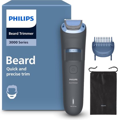 PHILIPS Bartschneider Series 3000 Trimer za bradu samo-oštreći noževi 20 postavki duljine
