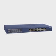 NETGEAR Switch GS724TP-300EUS, upravljani L2/L3/L4, Gigabit Ethernet (10/100/1000), PoE, plavi