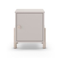 MARCKERIC Krem dječji noćni ormarić od masivnog bora Enola 