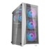 DARKFLASH Kućište DK352 Plus, 4 ventilatora, bijelo/crno
