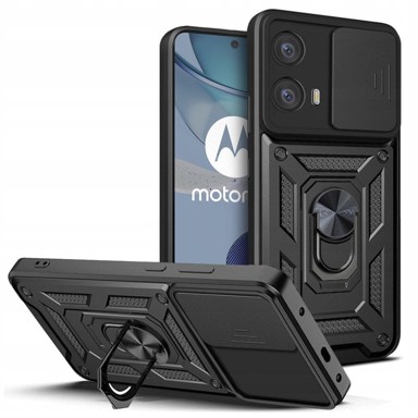 TECH-PROTECT Maskica za Motorola Moto G73 5G, Nillkin CamShield, crna