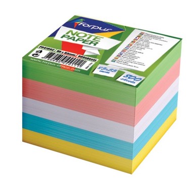 FORPUS Listići za umetanje u kocku, 85 × 85 mm, u boji