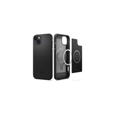 SPIGEN Zaštitna maskica Mag Armor MagSafe, mat crna, iPhone 15 Plus 