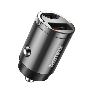 REMAX Auto punjač Mini, brzi, USB Port, 18W