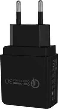 DUX DUCIS Zidni USB punjač C30, Quick Charge 3.0, 18 W, crni