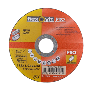 FLEXOVIT Rezna ploča 125x1.0