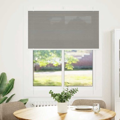 Roleta plisirana, 105x100 cm, širina tkanine 104,4 cm, antracit