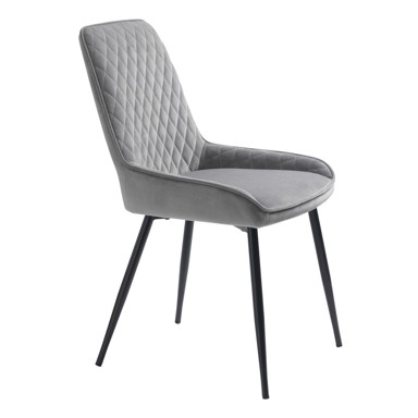 UNIQUE FURNITURE Siva blagovaonska stolica Milton 