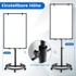 NORTHIX Stalak za flipchart na kotačima s magnetima i markerima, podesiva visina do 192 cm