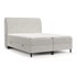 MAISON DE RÊVE Boxspring krevet Melba 140x200 cm s podnicom i prostorom za pohranu, svijetlo sivi