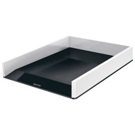 LEITZ Ladica za spise Wow, A4/C4, 267x49x336 mm, bijelo-crna