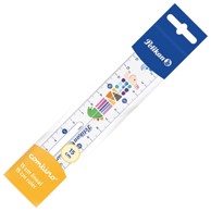 PELIKAN Ravnalo PVC 15 cm fleksibilno Combino 811224 blister