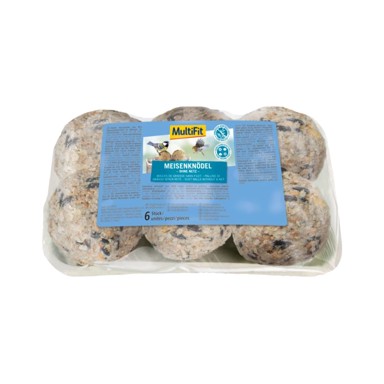 MULTIFIT Masne kugle za vanjske ptice, 500 g, 6 komada