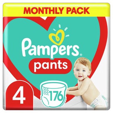 PAMPERS Pants pelene gaćice S4, 176 kom