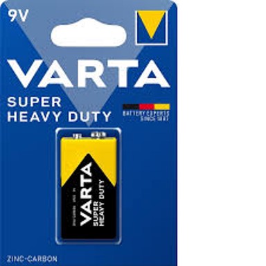 VARTA Baterija Superlife, 9V, Cink-ugljik