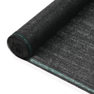 Teniski zaslon HDPE 1,4 x 25 m, crni