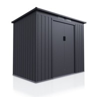 HOMESTAR Vrtno spremište srednje veličine 203 x 117 cm, sivo