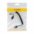 DELOCK USB kabel A-B Micro spiralni do 0,6 m, crna