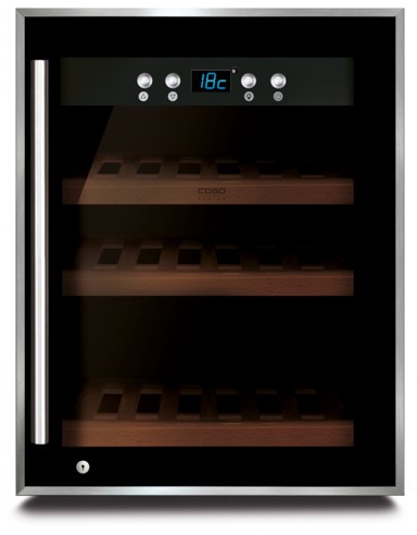 CASO Hladnjak za vino 12 Classic crni